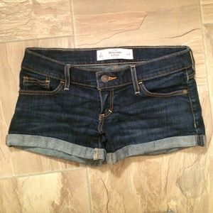 Abercrombie and Fitch Low-rise Denim Shorts Size 0