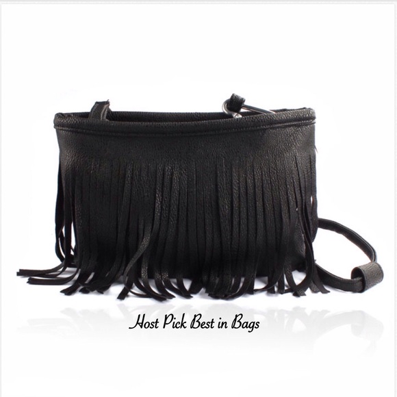 Handbags - SALE Tassel Baguette Handbag