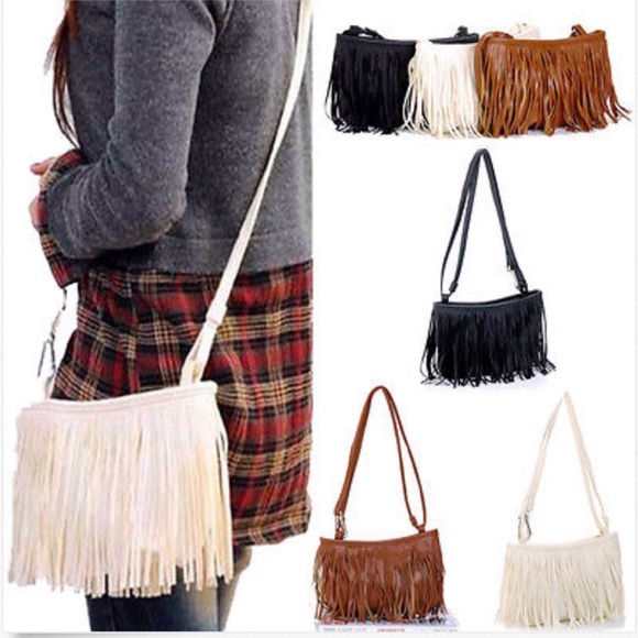 SALE Tassel Baguette Handbag - Picture 4 of 4