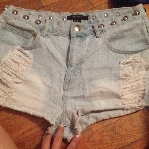 forever 21 high waisted shorts