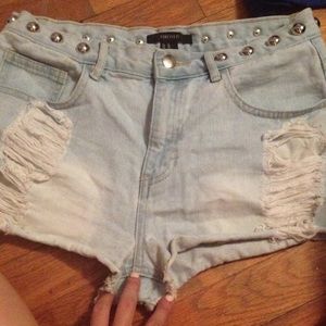 forever 21 high waisted shorts