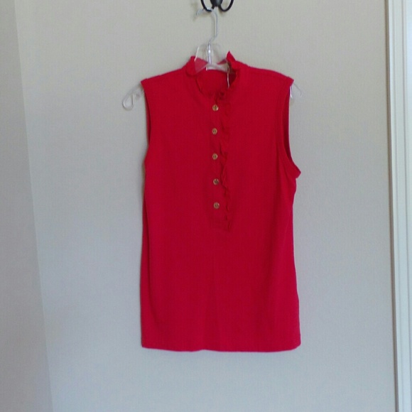 Tory Burch
Red Sleeveless Lidia Polo - Picture 2 of 3