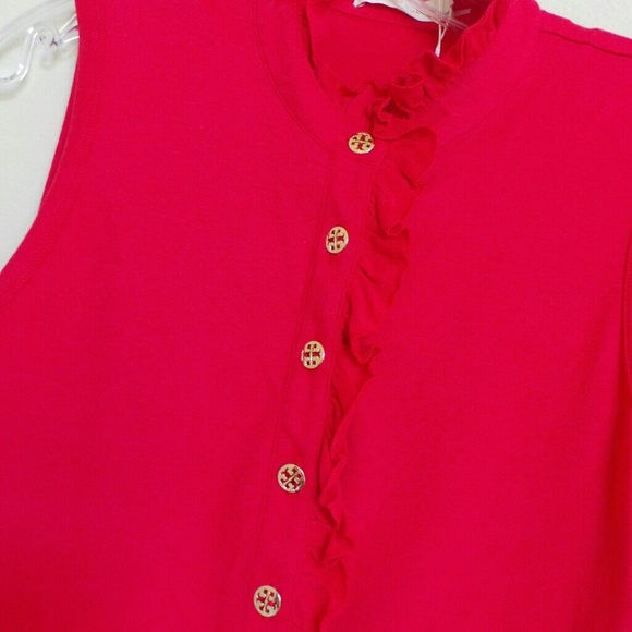 Tory Burch
Red Sleeveless Lidia Polo - Picture 3 of 3