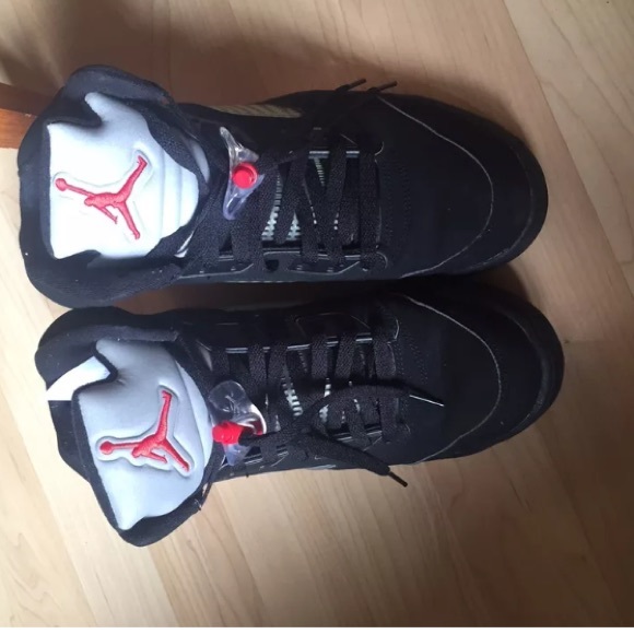 Jordan Shoes - 2007 jordan black metallic 5s