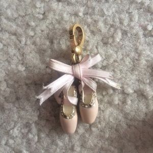 Juicy couture ballet slipper charm!