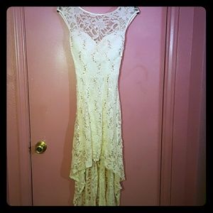 White lace dress