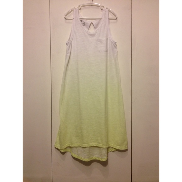 Kids ombre yellow dress