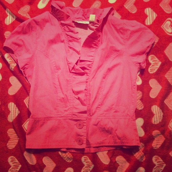 Hot pink cover up top