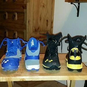 Youth Boys Under Armour football & baseball cleats