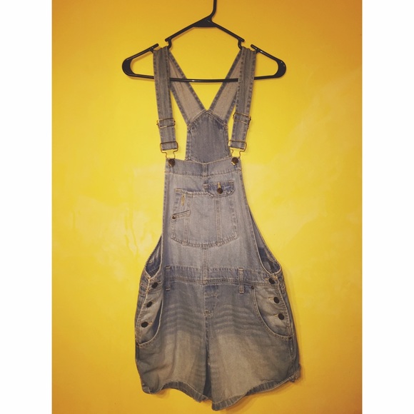 Demin Short Overalls