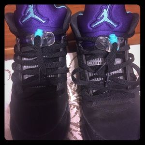 Jordan black grape 5s perfect condition no box