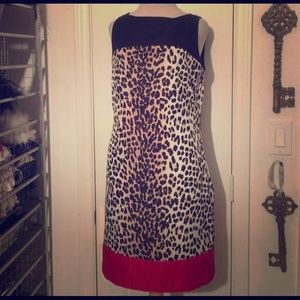 WHBM leopard print dress