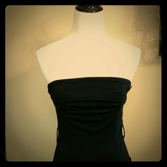 Black mini dress