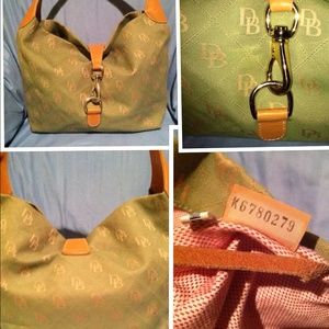 Dooney & Bourke Logo Lock Hobo Bag