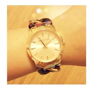Michael Kors Nini Rose Gold Chain Link Watch