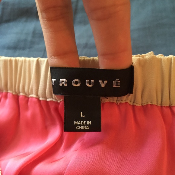 Trouvé coral pink skirt - Picture 2 of 4