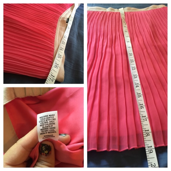 Trouvé coral pink skirt - Picture 3 of 4