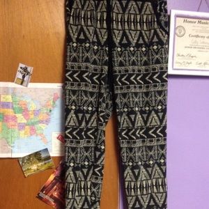 Tribal print joggers