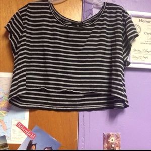 Stripped crop top