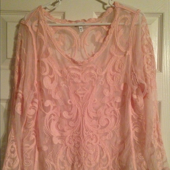 NWOT Express baroque top Size large
