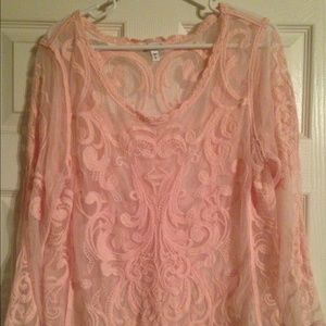 NWOT Express baroque top Size large