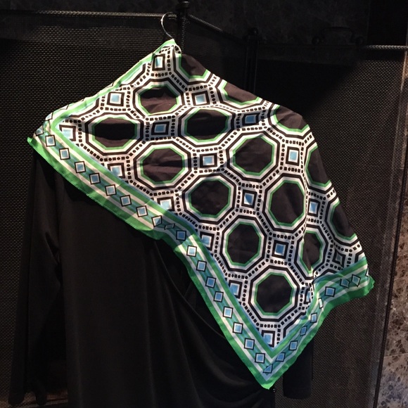 Muti colored sateen scarf