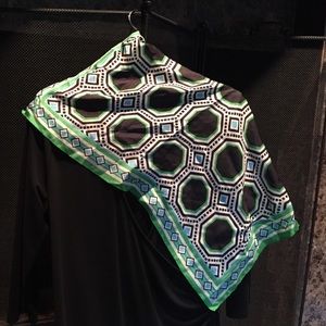 Muti colored sateen scarf