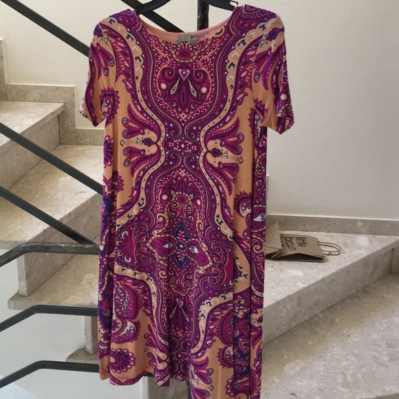 Paisley print dress