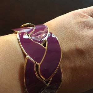 Aubergine colored bracelet