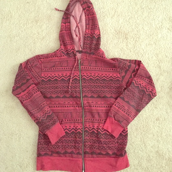 Tribal print hoodie