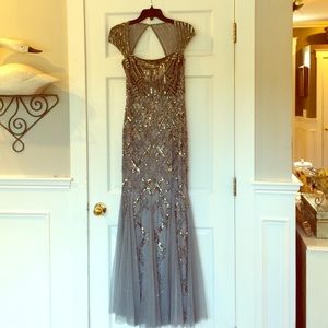 Adrianna Papell gown.