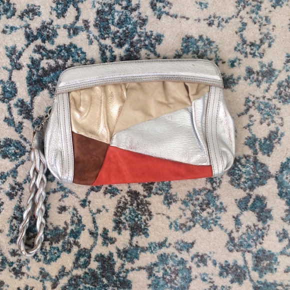 Elliott Lucca patchwork clutch