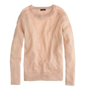 J. Crew Gold Sparkle Crewneck Sweater