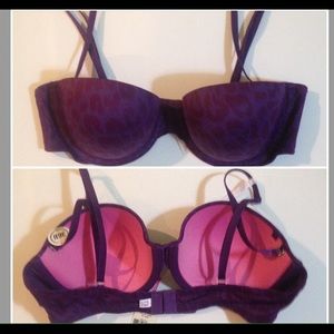 NWT Victoria's Secret Pink Multi Way Demi 36B Bra