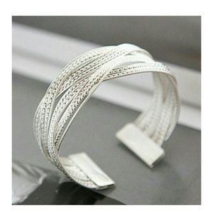 Knitted twisted rattan bracelet