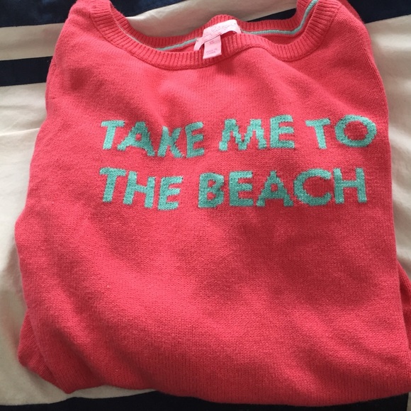 ✨SOLD✨ Lilly take me to the beach sweater XS