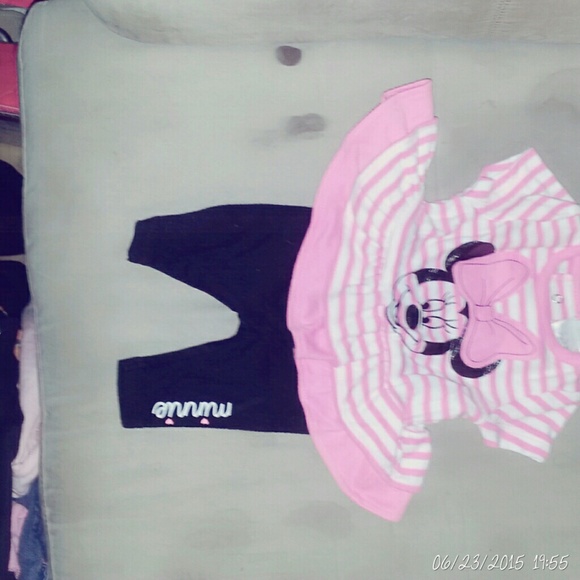 Baby clothes. All newborn except the pink cheetha