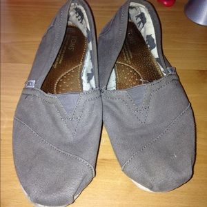 Grey Toms Shoes
