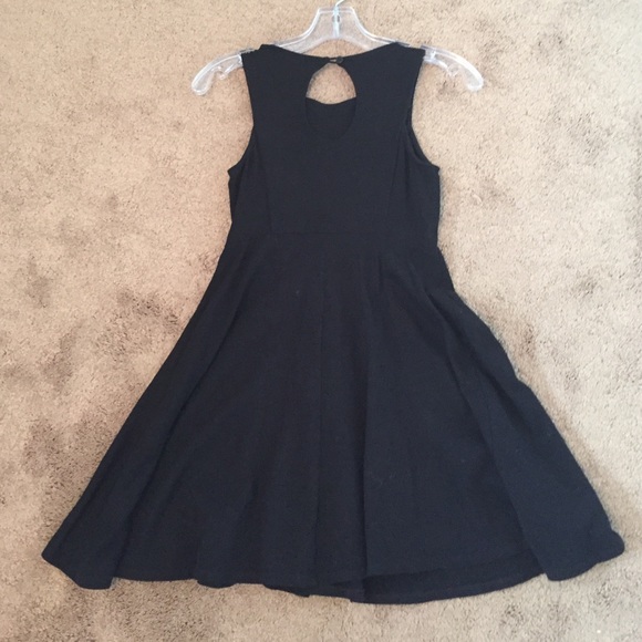 Black casual dress with gold embellishments - Picture 3 of 3