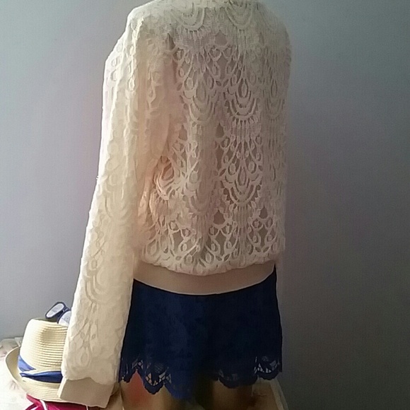 IVORY LACE JACKET NWOT💕💙💚💛💙 - Picture 2 of 4