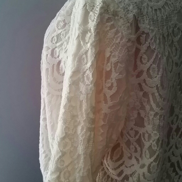 IVORY LACE JACKET NWOT💕💙💚💛💙 - Picture 3 of 4
