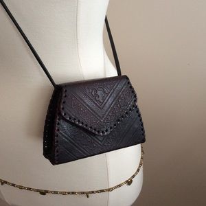 Vintage Embossed Leather Purse Cosplay Burning Man