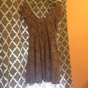 Urban Outfitters Knit Floral Skater Dress