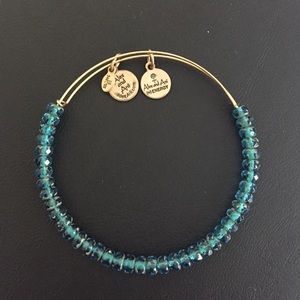 Alex and Ani luminary beaded energy blue bracelet