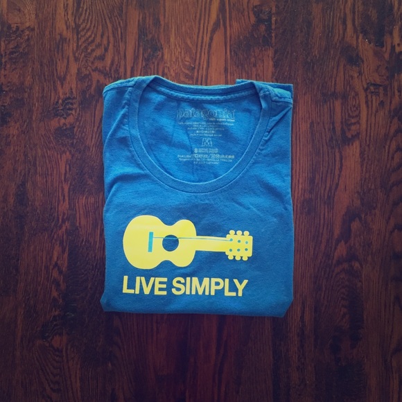 Patagonia live simply t shirt