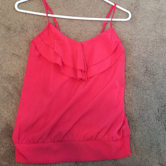 Hot pink tank top