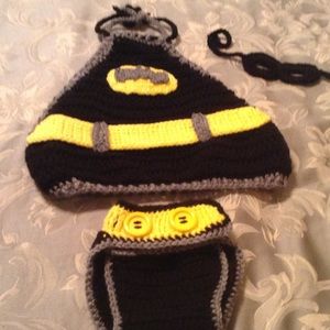 Mara Hoskin Design - Crochet Batman diaper cover outfit ...