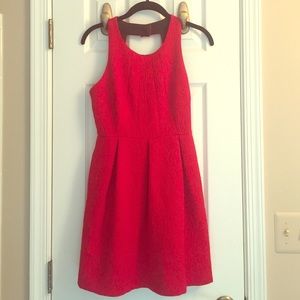 Anthropologie Red Formal Dress