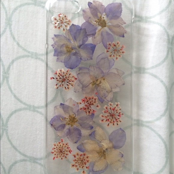 Real flower phone case