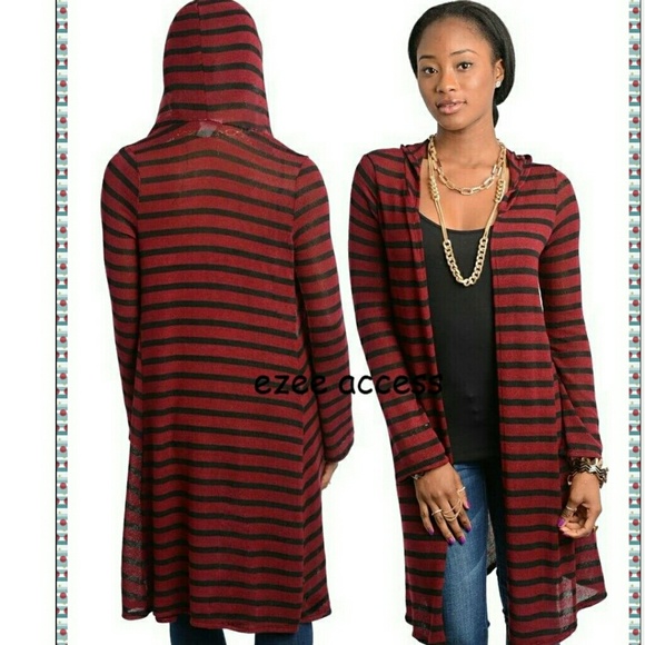 Hoodie sweater cardigan duster hooded coverup NEW - Picture 4 of 4